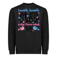 Black twinkle twinkle little star Heavyweight Sweatshirt - MaliasSmallBusiness