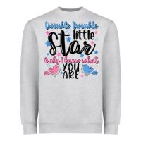 Heather Grey twinkle twinkle little star Heavyweight Sweatshirt - MaliasSmallBusiness