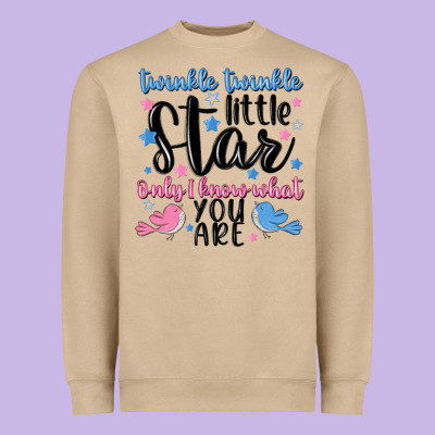 Twinkle Twinkle Little Star Heavyweight Sweatshirt Designed By Maliassmallbusiness