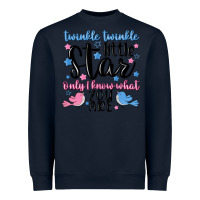 Navy twinkle twinkle little star Heavyweight Sweatshirt - MaliasSmallBusiness