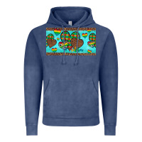 Vintage Denim western hearts autism cup Vintage Hoodie - Artiststas