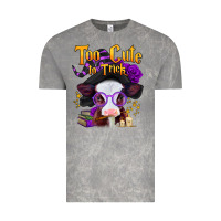 Cloud Rock too cute to trick halloween baby calf Vintage Tee - Jasminsmagicworld