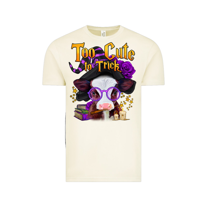 Too Cute To Trick Halloween Baby Calf Vintage Tee by Jasminsmagicworld | Teevron