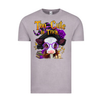 Vintage Zinc too cute to trick halloween baby calf Vintage Tee - Jasminsmagicworld