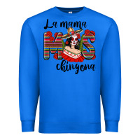 True Royal La Mama Mos Chingona Premium Sweatshirt - texasbilliewilder