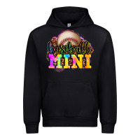 Black baseball mini Urban Hoodie - OliviaCreatesArt