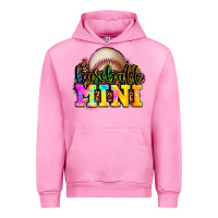 Fuchsia Pink baseball mini Urban Hoodie - OliviaCreatesArt