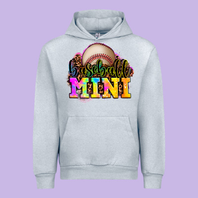Baseball Mini Urban Hoodie Designed By Oliviacreatesart