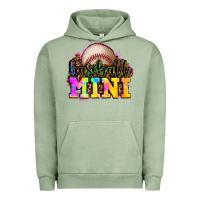 Pigment Oil Green baseball mini Urban Hoodie - OliviaCreatesArt