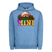 Pigment Pebble Blue baseball mini Urban Hoodie - OliviaCreatesArt