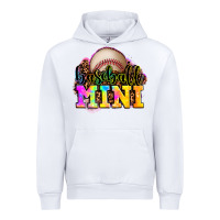White baseball mini Urban Hoodie - OliviaCreatesArt