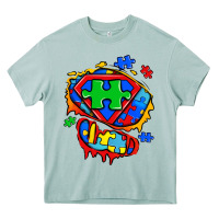 Arona autism superhero ripped tshirt Heavy Core Tee - Zillion Design Studio