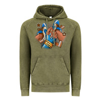 Vintage Olive Football afro girl sneakers Vintage Hoodie - RanaPortraitStore