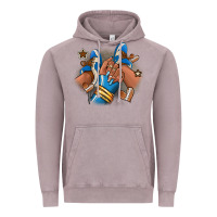 Vintage Zinc Football afro girl sneakers Vintage Hoodie - RanaPortraitStore