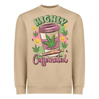 Mushroom highly caffeinated Heavyweight Sweatshirt - MaliasSmallBusiness