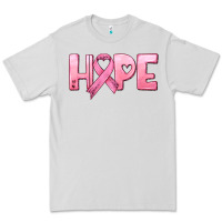 Dove Grey hope and pink ribbon Premium Tee - HRA Design Shop