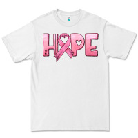 White hope and pink ribbon Premium Tee - HRA Design Shop