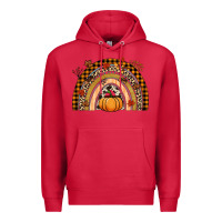 Cardinal Fall rainbow pumpkin Premium Hoodie - NancyCooperArtShop