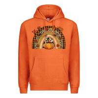 Carrot Fall rainbow pumpkin Premium Hoodie - NancyCooperArtShop