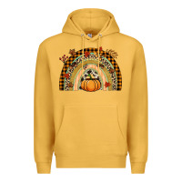 Fall Rainbow Pumpkin Premium Hoodie | Teevron