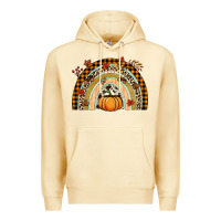 Pina Colada Fall rainbow pumpkin Premium Hoodie - NancyCooperArtShop