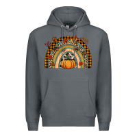 Rock Fall rainbow pumpkin Premium Hoodie - NancyCooperArtShop