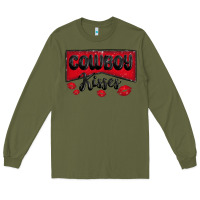 Army Green cowboy kisses Long Sleeve Tee - MaliasSmallBusiness