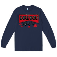 Navy cowboy kisses Long Sleeve Tee - MaliasSmallBusiness