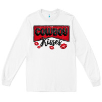White cowboy kisses Long Sleeve Tee - MaliasSmallBusiness