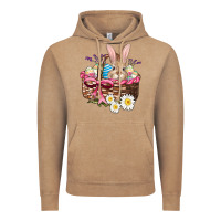 Vintage Coffee easter bunny and basket Vintage Hoodie - AdoDesignShop