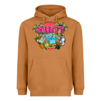 Meerkat Salty vibes summer Heavyweight Hoodie - NancyCooperArtShop