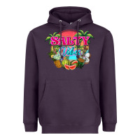 Plum Salty vibes summer Heavyweight Hoodie - NancyCooperArtShop