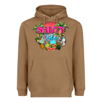 Toasted Coconut Salty vibes summer Heavyweight Hoodie - NancyCooperArtShop