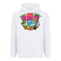 White Salty vibes summer Heavyweight Hoodie - NancyCooperArtShop