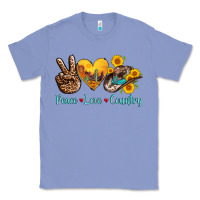 Peace Love Country Cowhide Cowboy Hat Classic Tee | Teevron