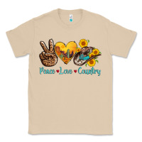 Mushroom peace love country cowhide cowboy hat Classic Tee - AdoDesignShop