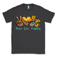 Smoke peace love country cowhide cowboy hat Classic Tee - AdoDesignShop