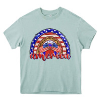 Arona america rainbow Heavy Core Tee - BarkalooDesign