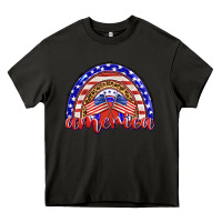 Asphalt america rainbow Heavy Core Tee - BarkalooDesign