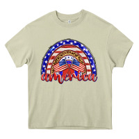 Mossy america rainbow Heavy Core Tee - BarkalooDesign