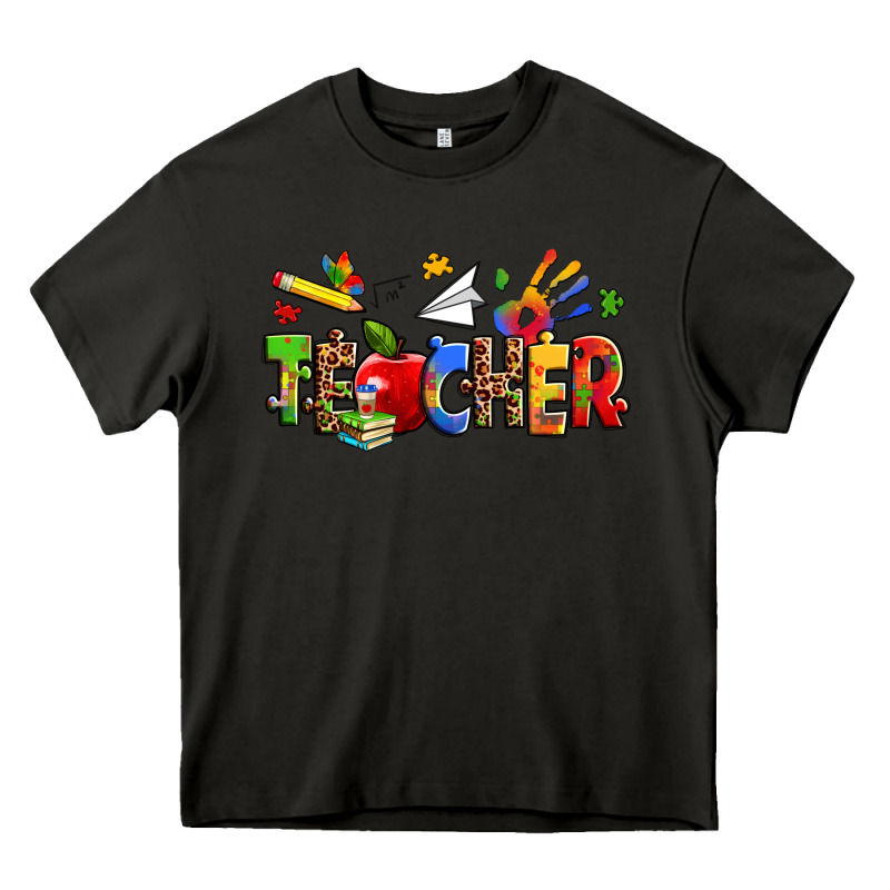Autism Teacher Heavy Core Tee by Zillion Design Studio | Teevron