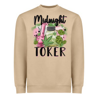 Mushroom midnight toker Heavyweight Sweatshirt - MaliasSmallBusiness