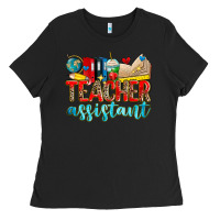 Black teacher assistant Ladies Tee - Zillion Design Studio