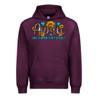 Mauve Wine auntie like a mom only cooler Urban Hoodie - OliviaCreatesArt