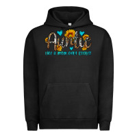 Pigment Black auntie like a mom only cooler Urban Hoodie - OliviaCreatesArt