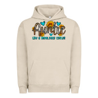 Pigment French Oak auntie like a mom only cooler Urban Hoodie - OliviaCreatesArt