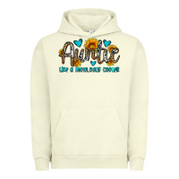 Pigment Pistachio auntie like a mom only cooler Urban Hoodie - OliviaCreatesArt