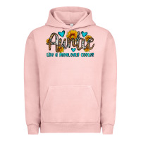 Pigment Salmon auntie like a mom only cooler Urban Hoodie - OliviaCreatesArt