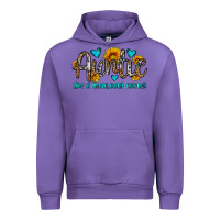 Tulip auntie like a mom only cooler Urban Hoodie - OliviaCreatesArt