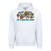 White auntie like a mom only cooler Urban Hoodie - OliviaCreatesArt
